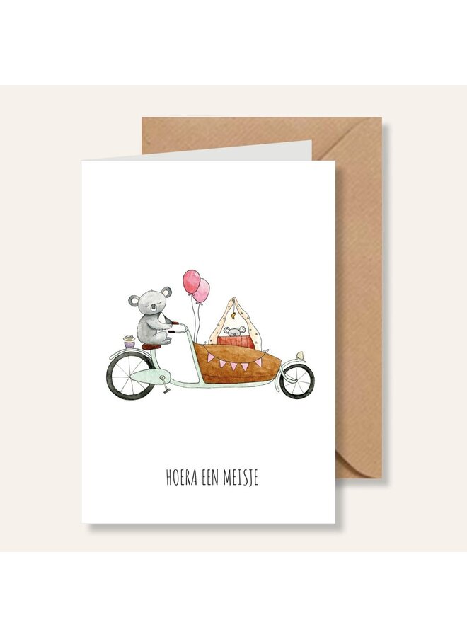 Kaart Bakfiets meisje