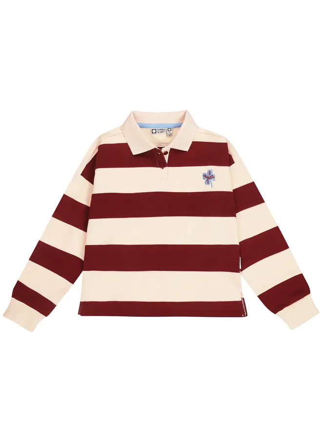 Adele polo sweater pale peach