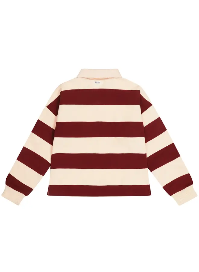 Adele polo sweater pale peach