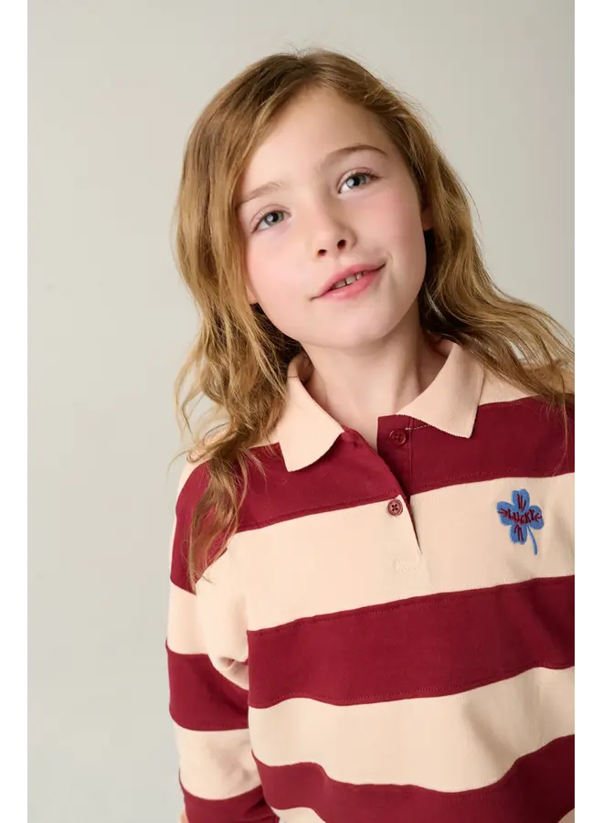 Adele polo sweater pale peach