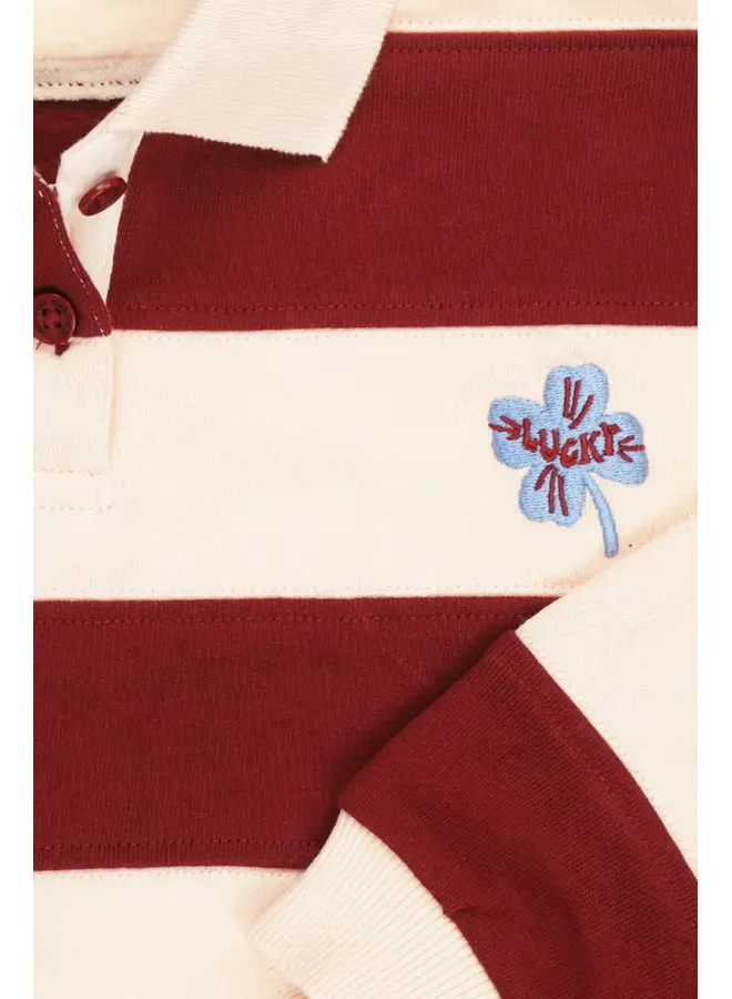 Adele polo sweater pale peach