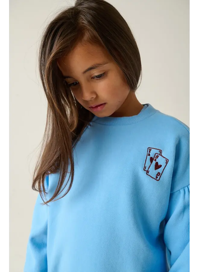 Macy sweater little boy blue