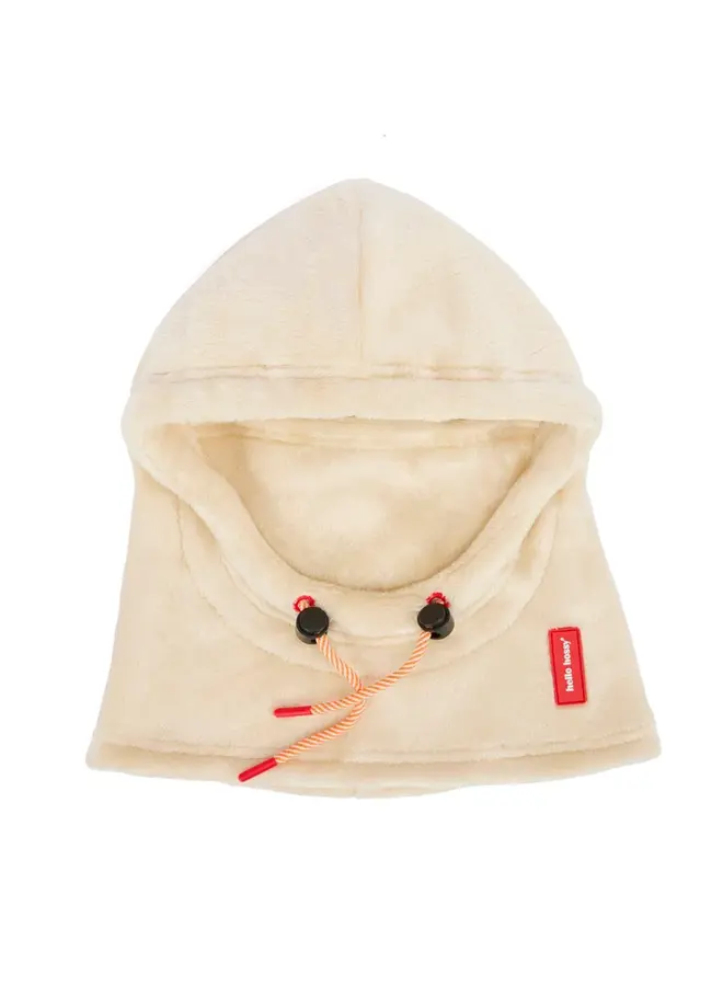 Warmy cream balaclava