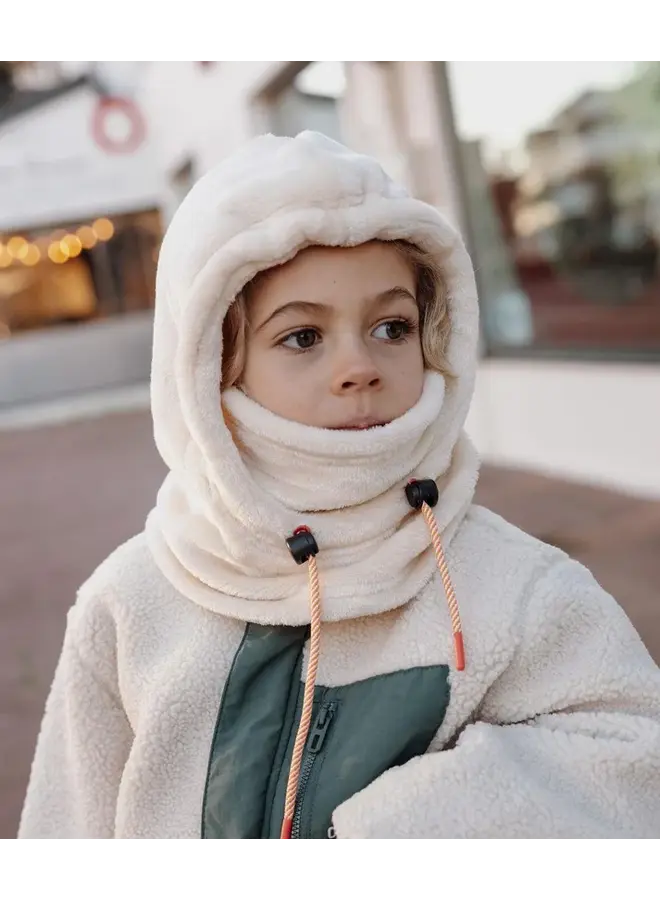 Warmy cream balaclava