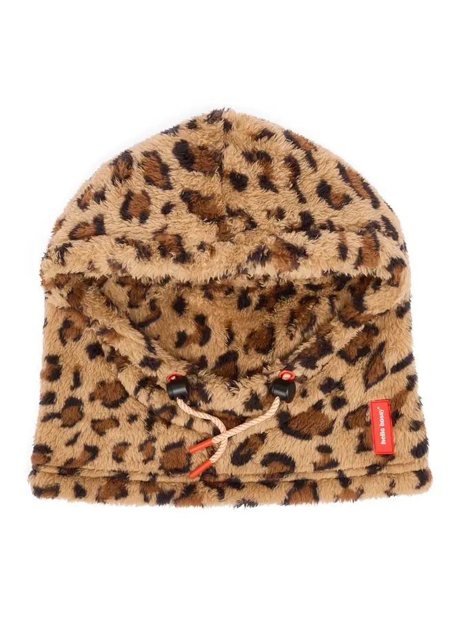 Warmy leopard balaclava