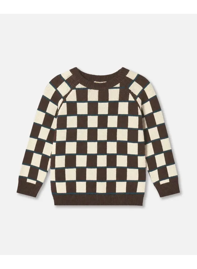 Nova check pullover