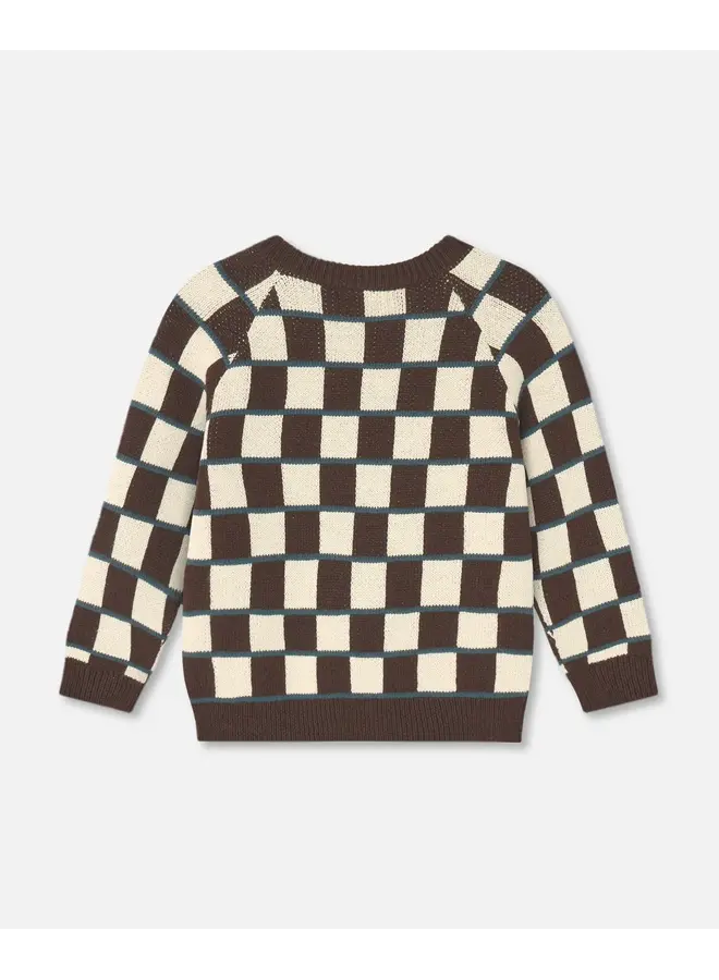 Nova check pullover