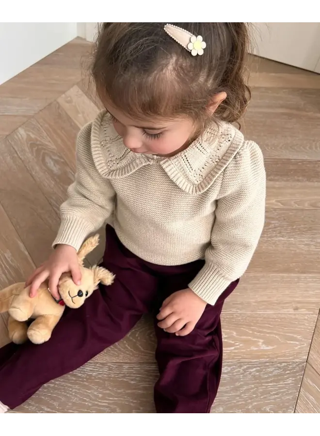 Julie ls knit blouse