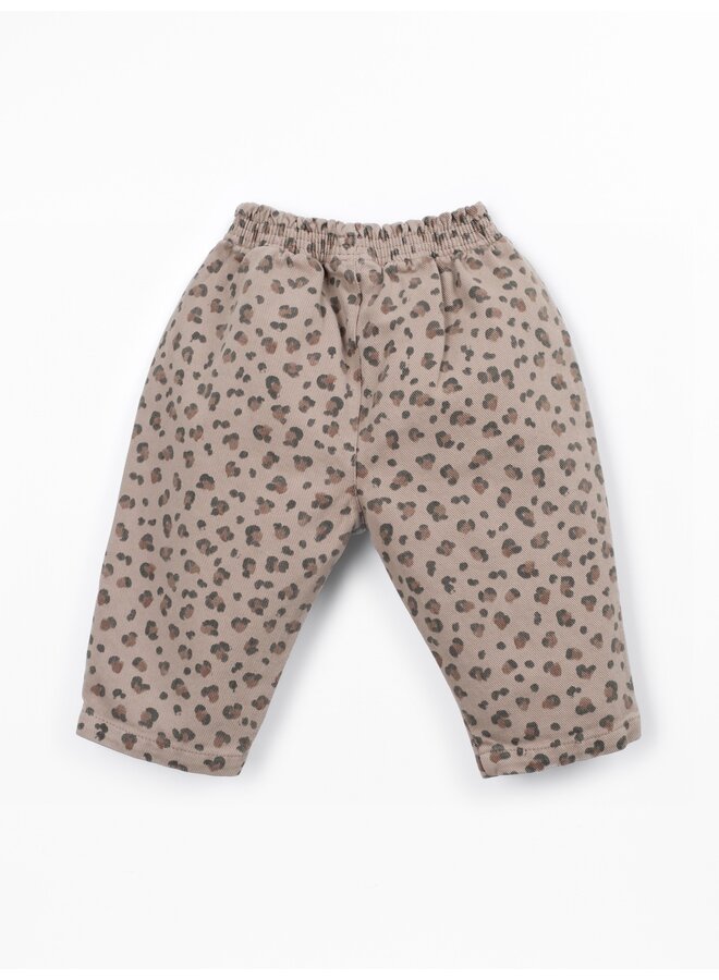 Printed twill trousers 2AT11604