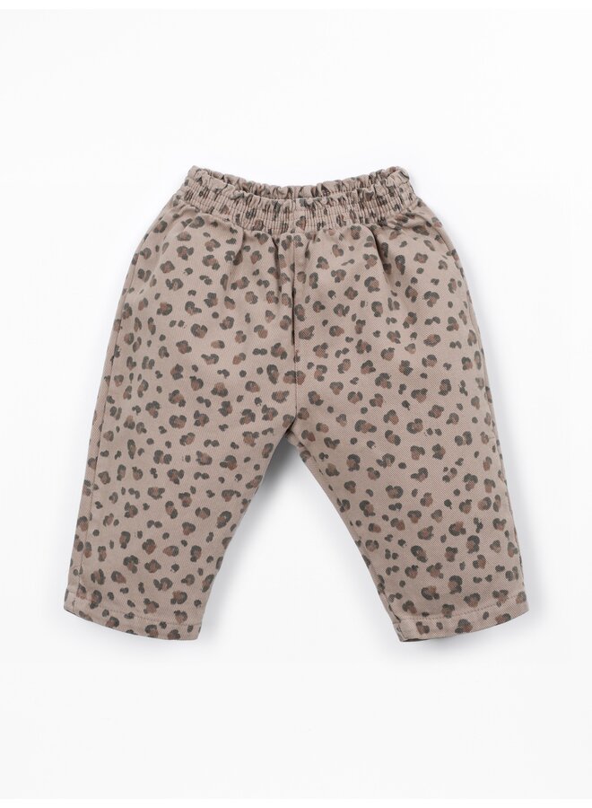 Printed twill trousers 2AT11604