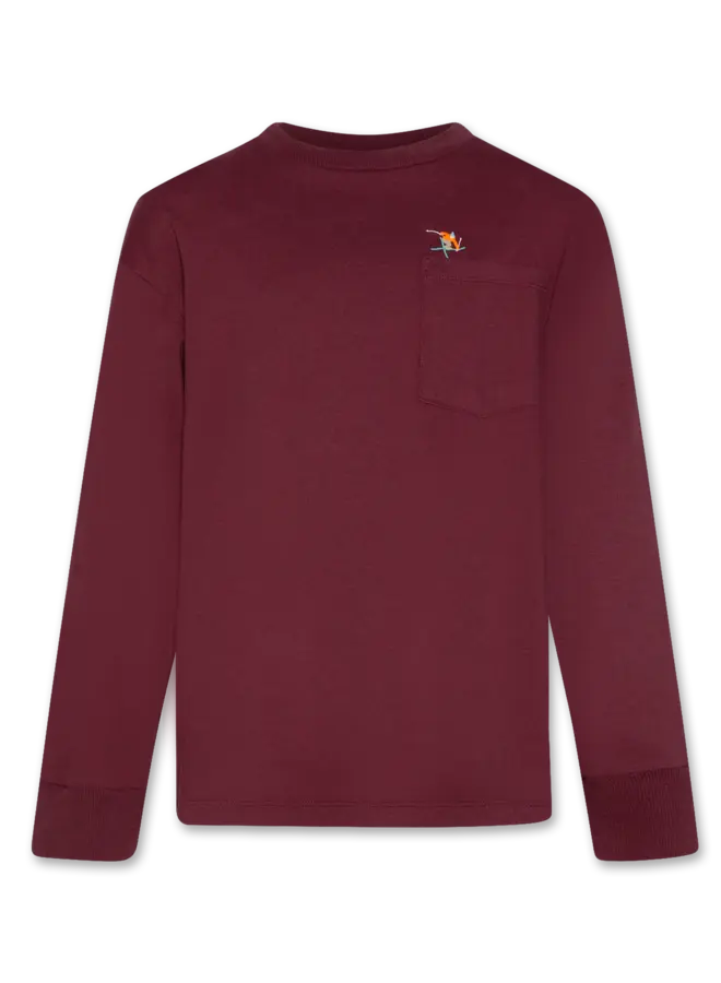 Finley longsleeve flip bordeaux