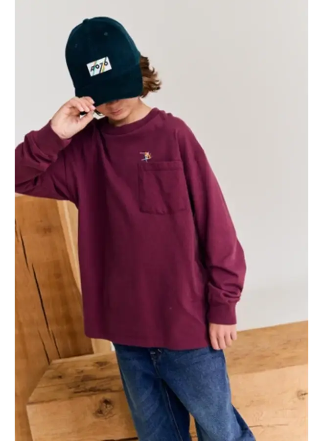 Finley longsleeve flip bordeaux