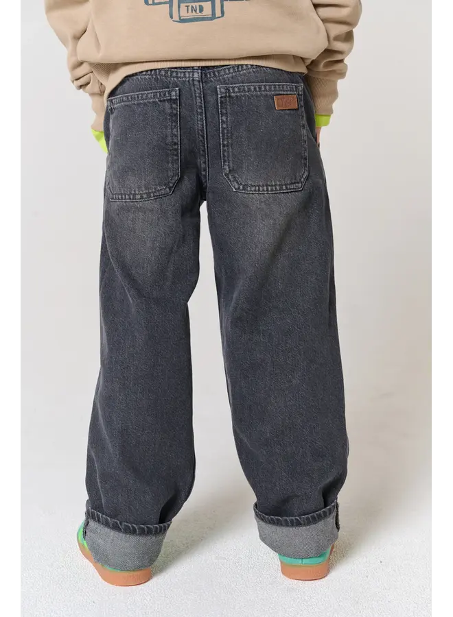 Jurre barrel jeans denim grey stonewash