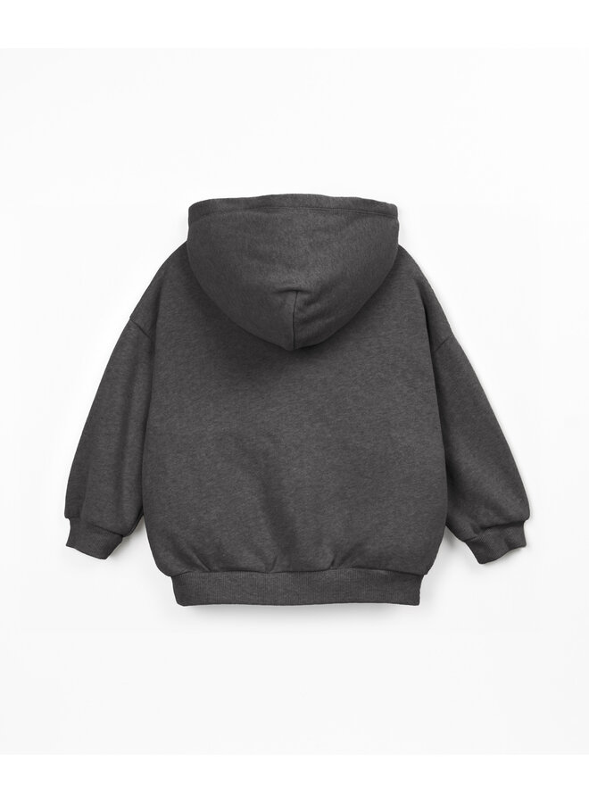 Sweater hoodie d. gray
