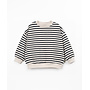Striped sweater black/white