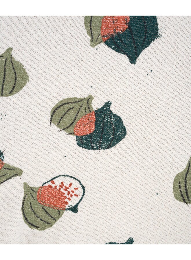 Printed jersey sweater fig