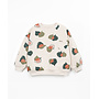 Printed jersey sweater fig