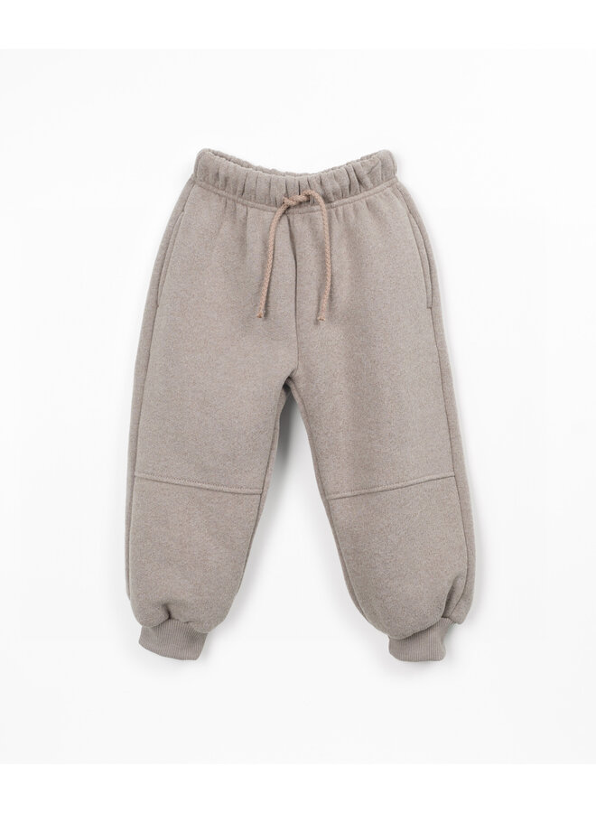 Trousers fleece beige