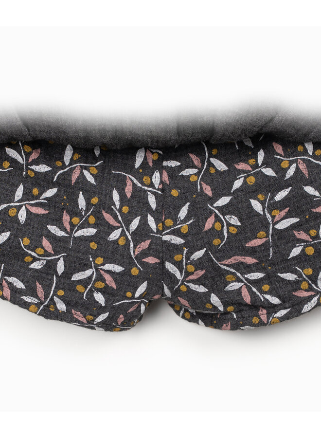 Ruffle skort w. leaf print