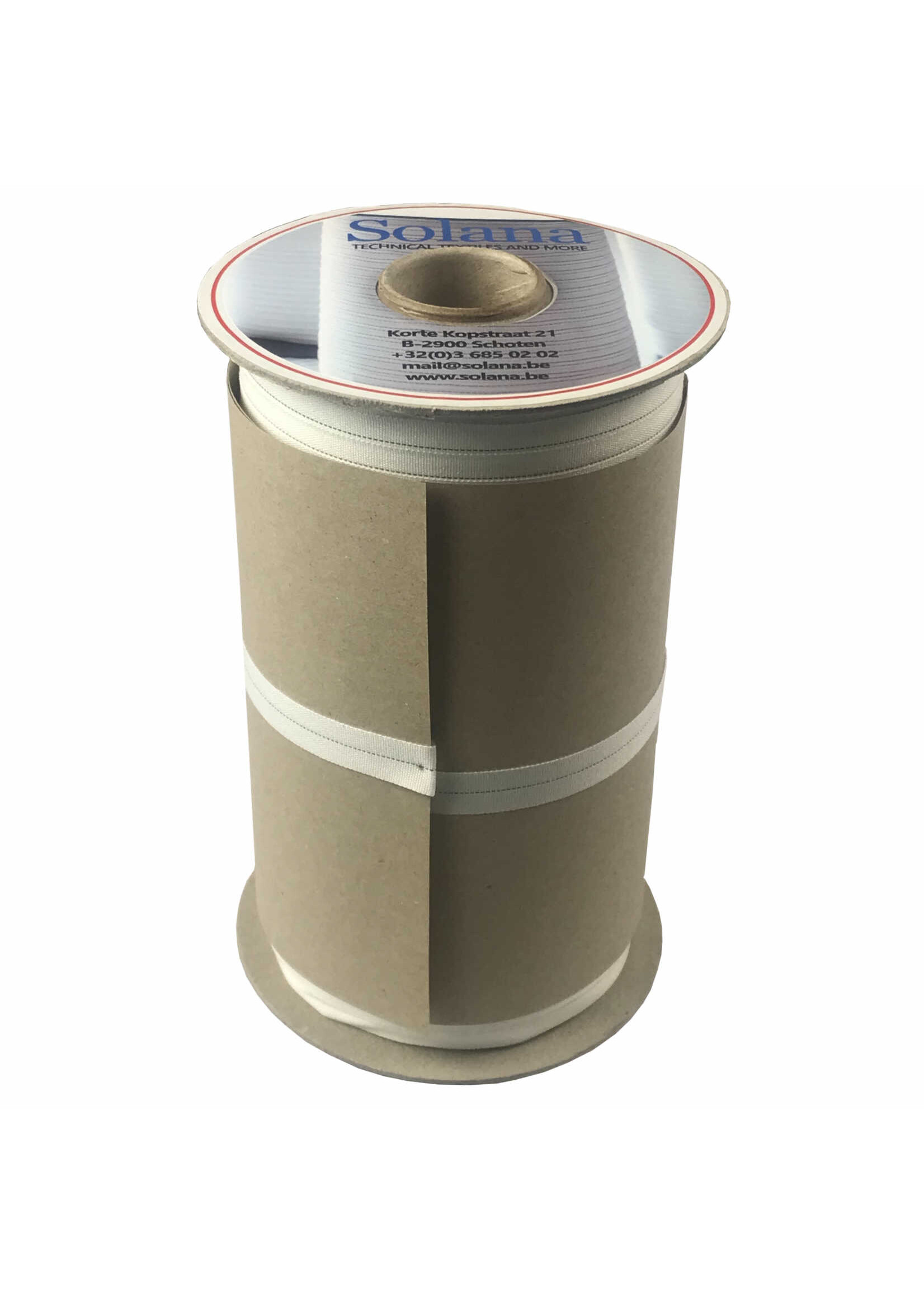 Flatwork ironer Guide Tape in Aramid/Polyester, temperature resistant up to 210°C