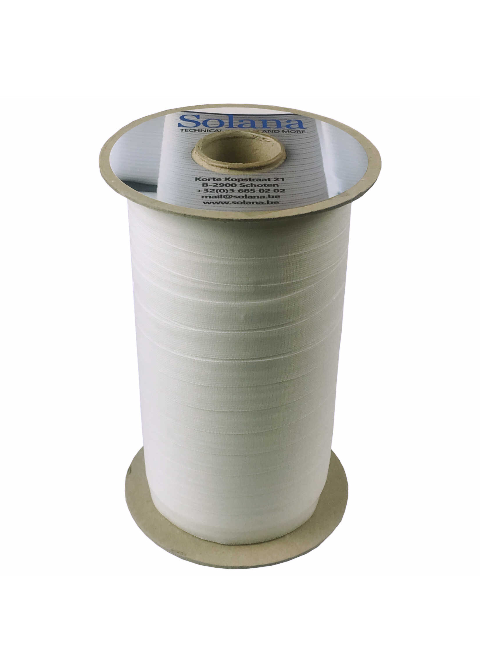 Solana Flatwork ironer Guide Tape in Polyester, temperature resistant up to 175°C