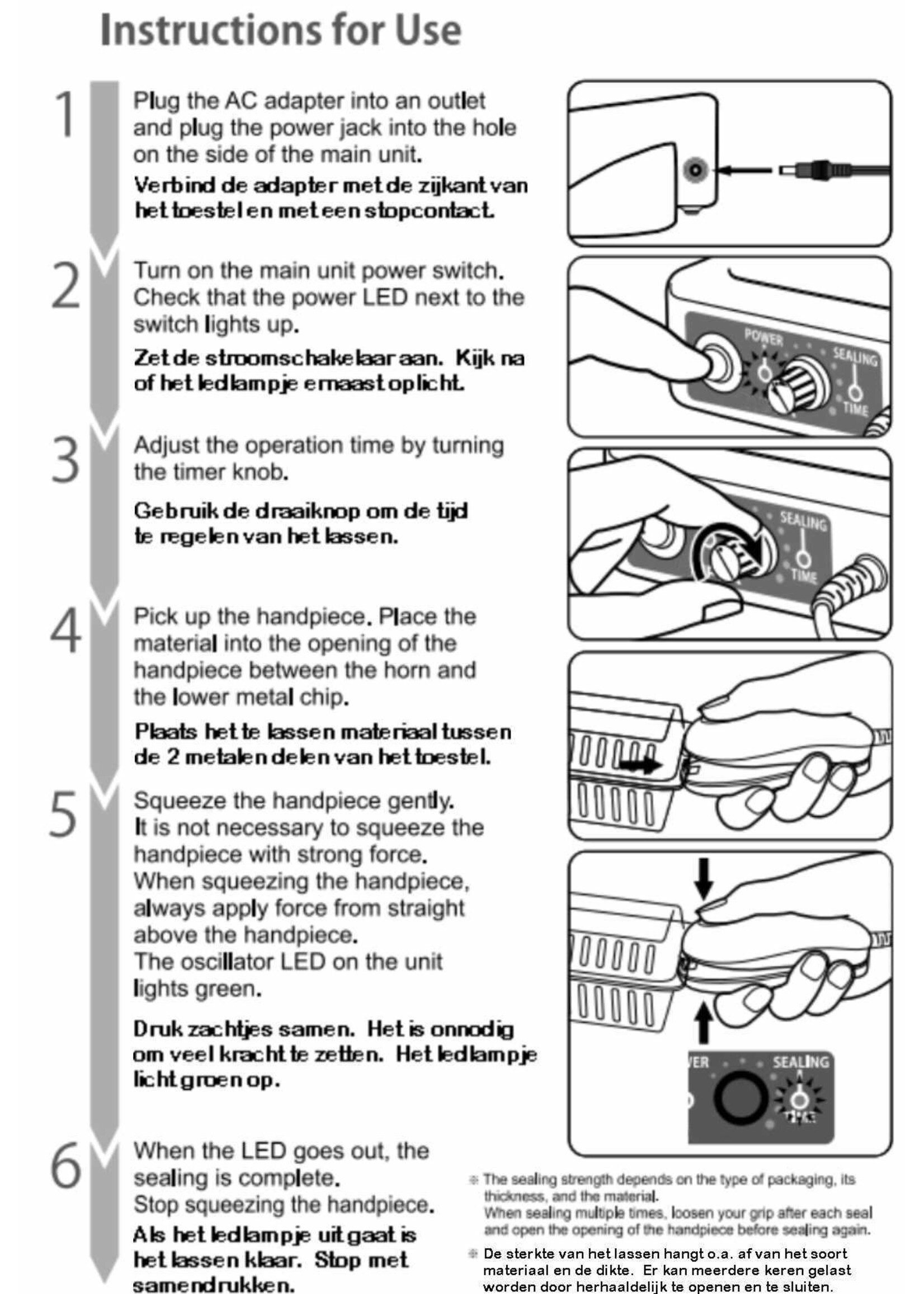 Welder for guide tape