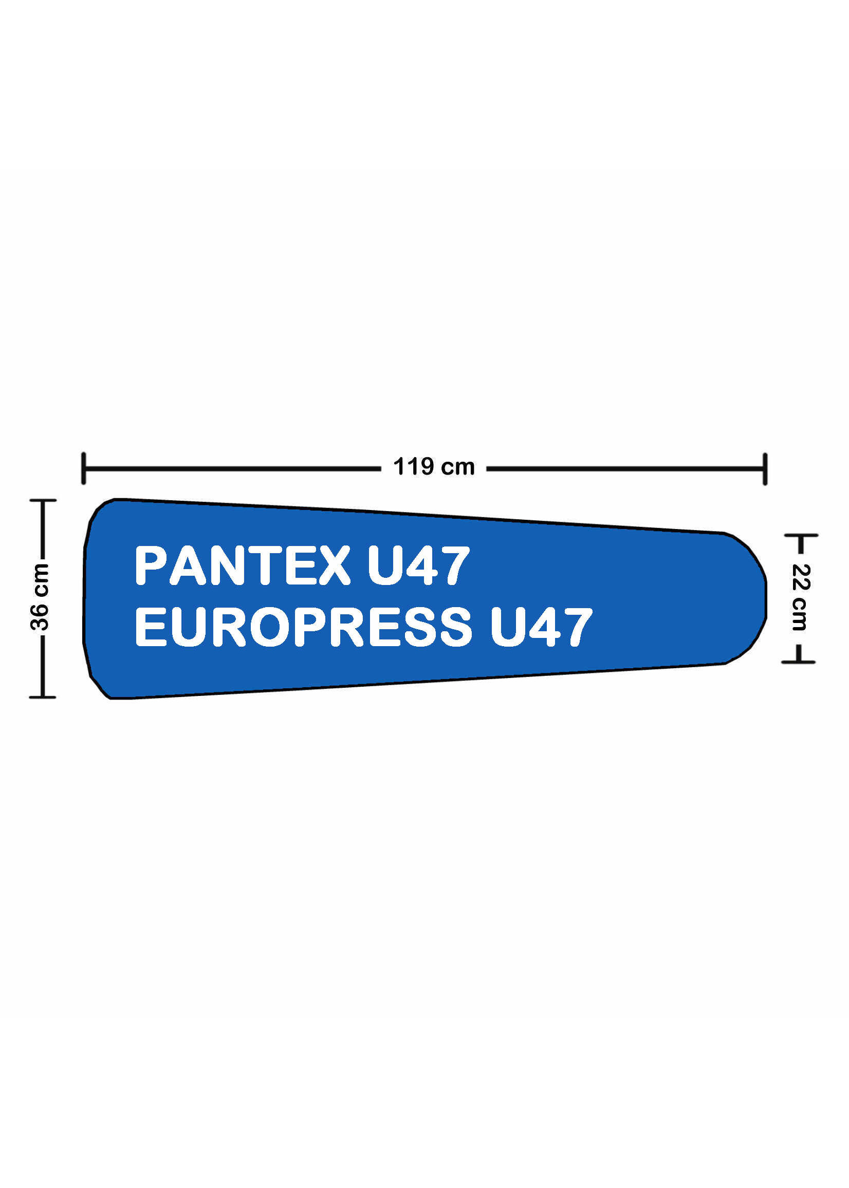 Solana Couvrement pour PANTEX/EUROPRESS U47 Version avantageux