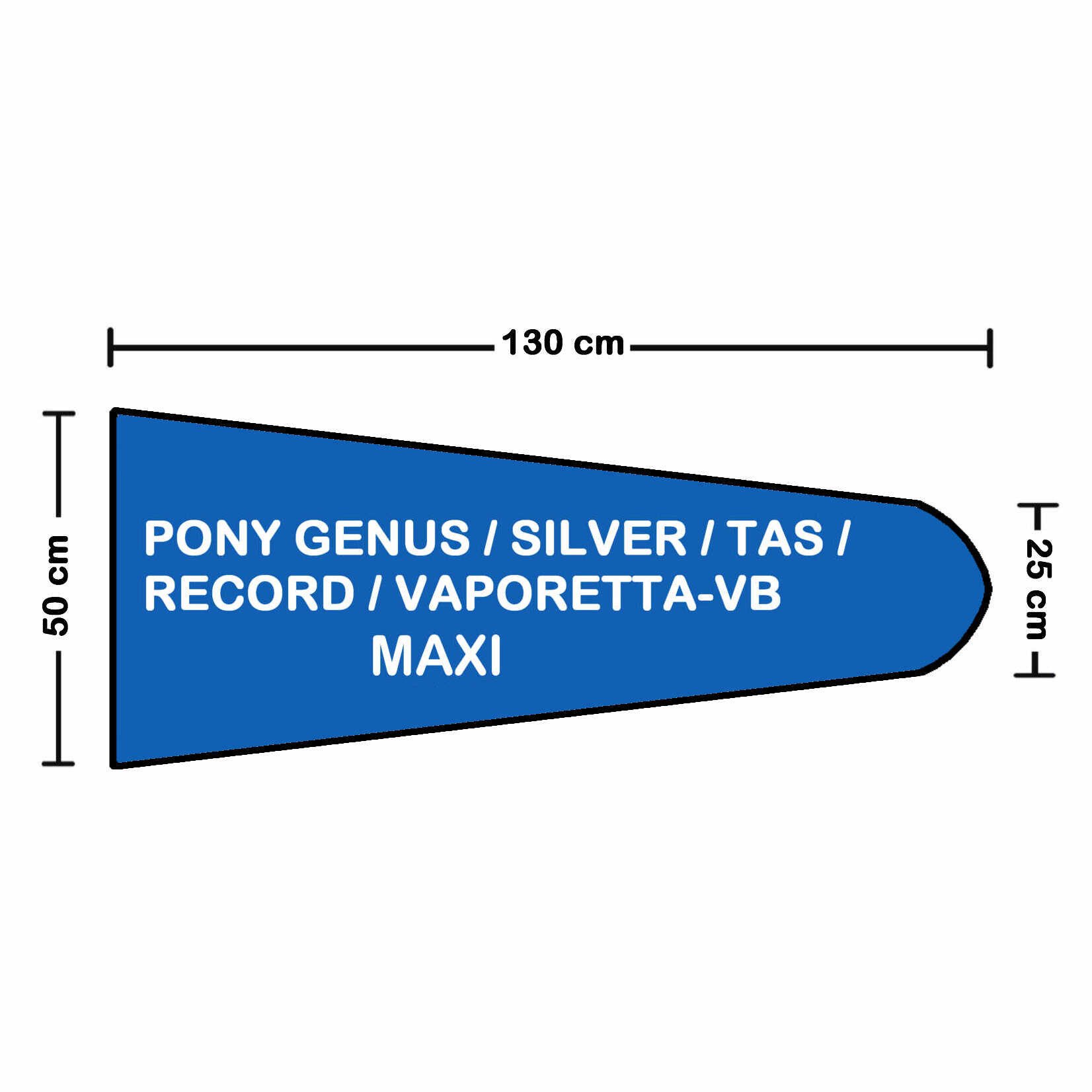 SOLANA Housse pour Pony Genus / Silver / Tas / Record / Vaporetta-VB MAXI
