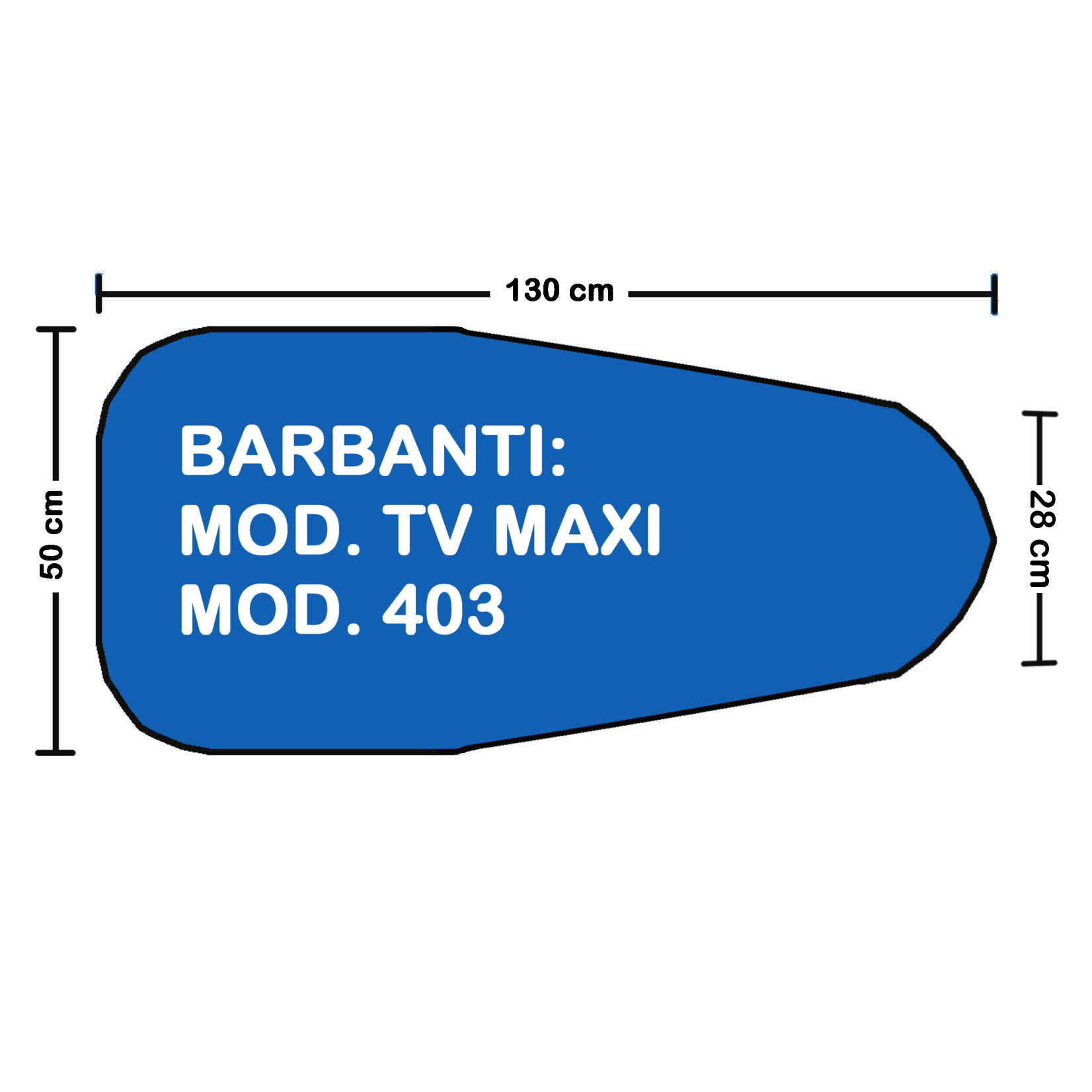 SOLANA Housse pour Barbanti MOD.403 / MOD. TV MAXI
