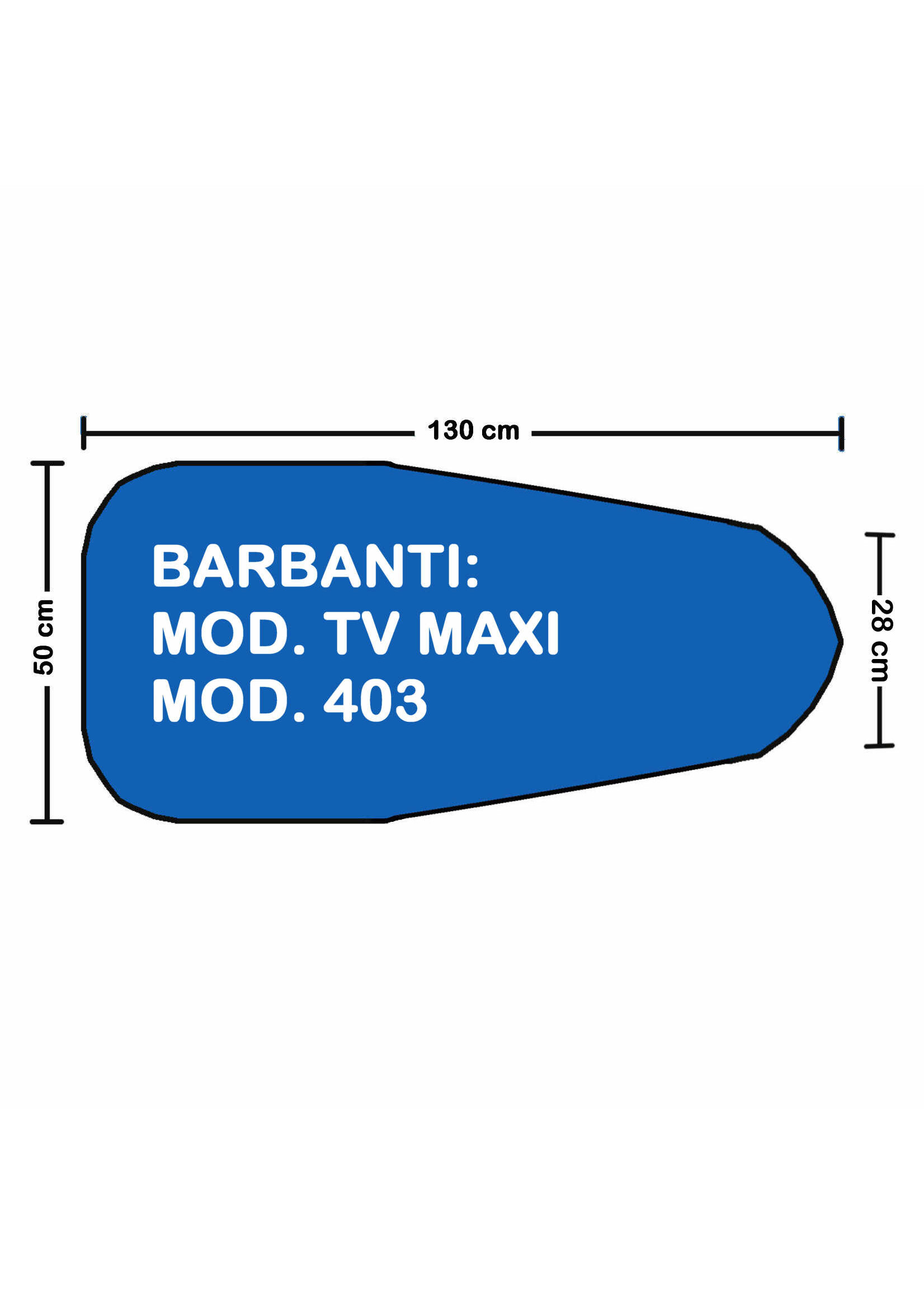 Solana over for BARBANTI MOD.403 / MOD. TV MAXI