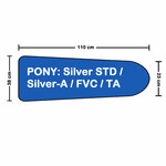 SOLANA Housse pour Pony Silver STD / Silver-A / FVC / FVC-S / TA