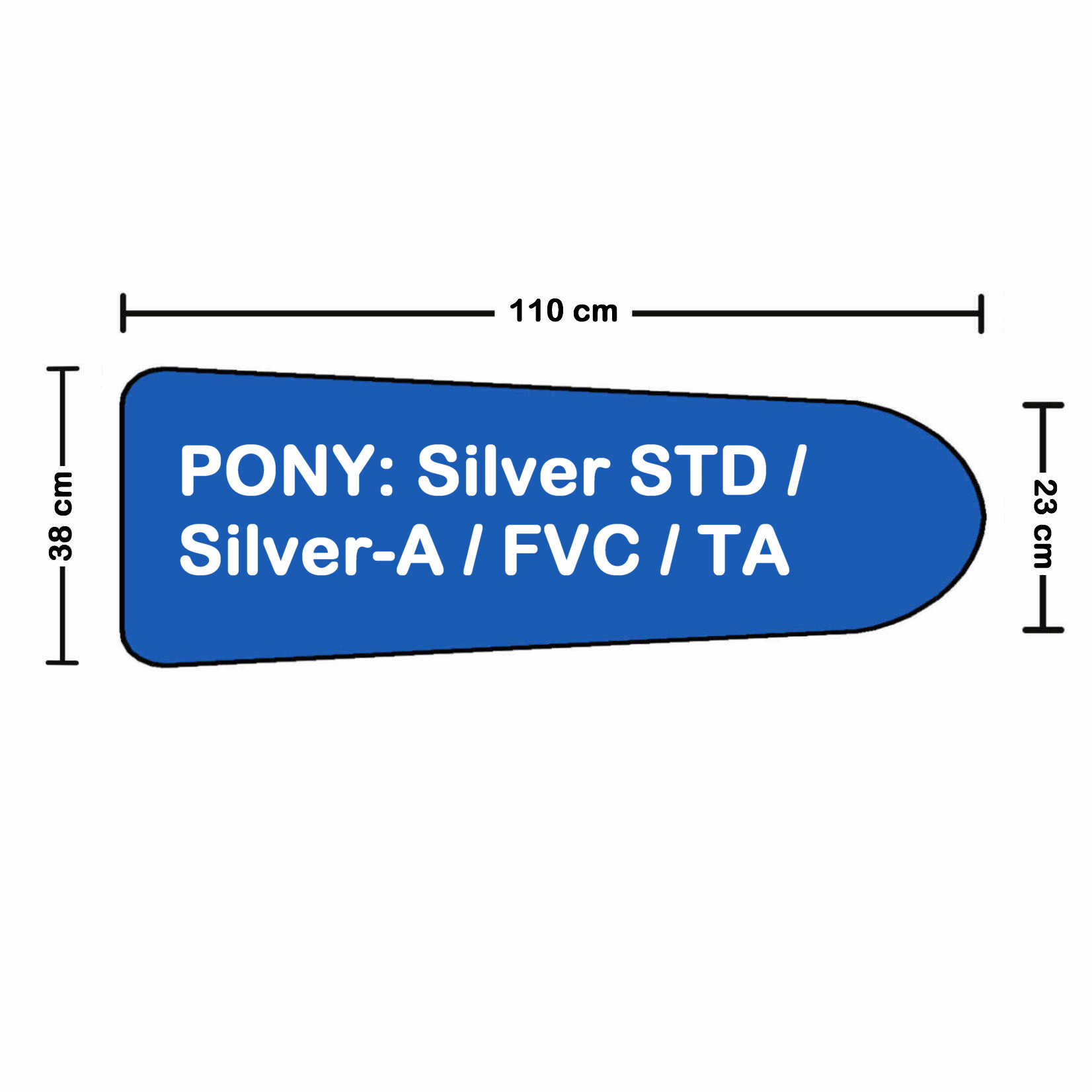 SOLANA Housse pour Pony Silver STD / Silver-A / FVC / FVC-S / TA