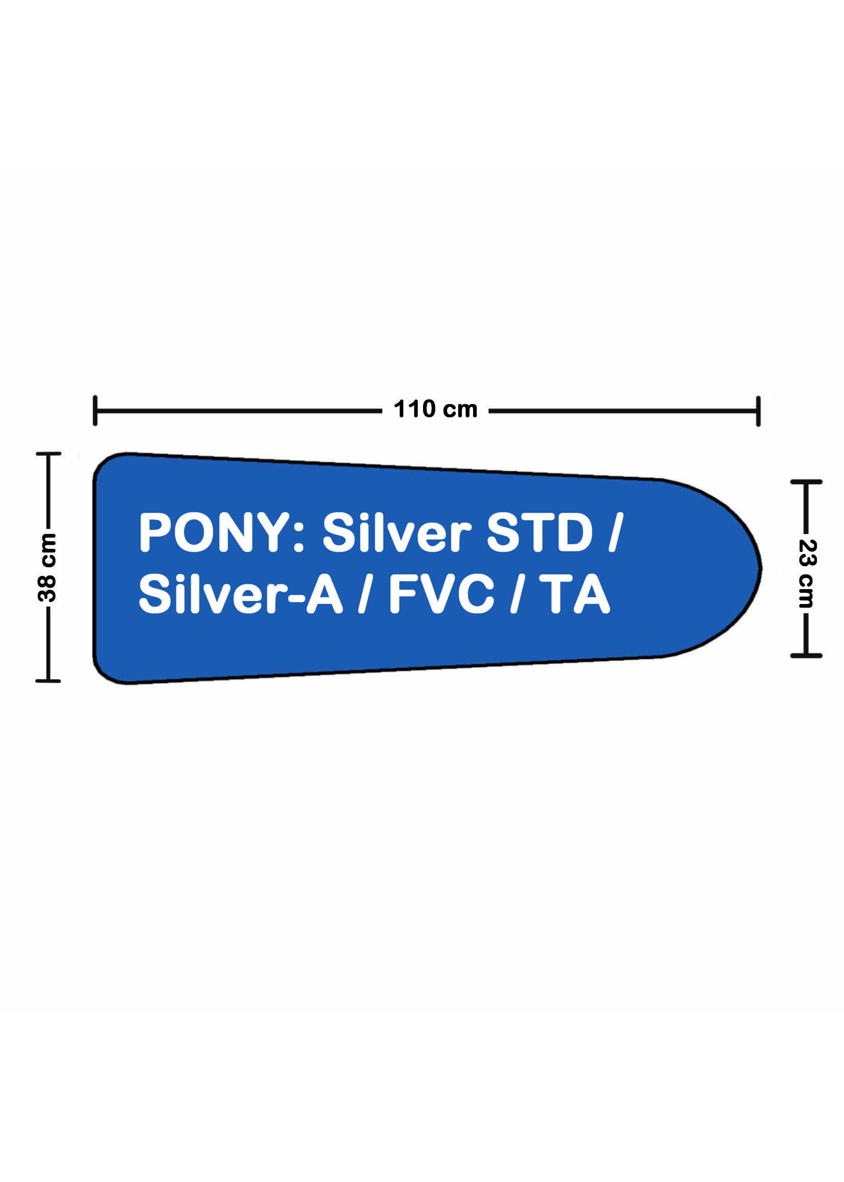 SOLANA Bekleding voor PONY SILVER STD / SILVER-A / FVC / FVC-S / TA