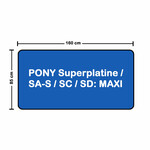 SOLANA Cover for Pony Superplatine SA MAXI / SA-S MAXI / SC MAXI / SD MAXI