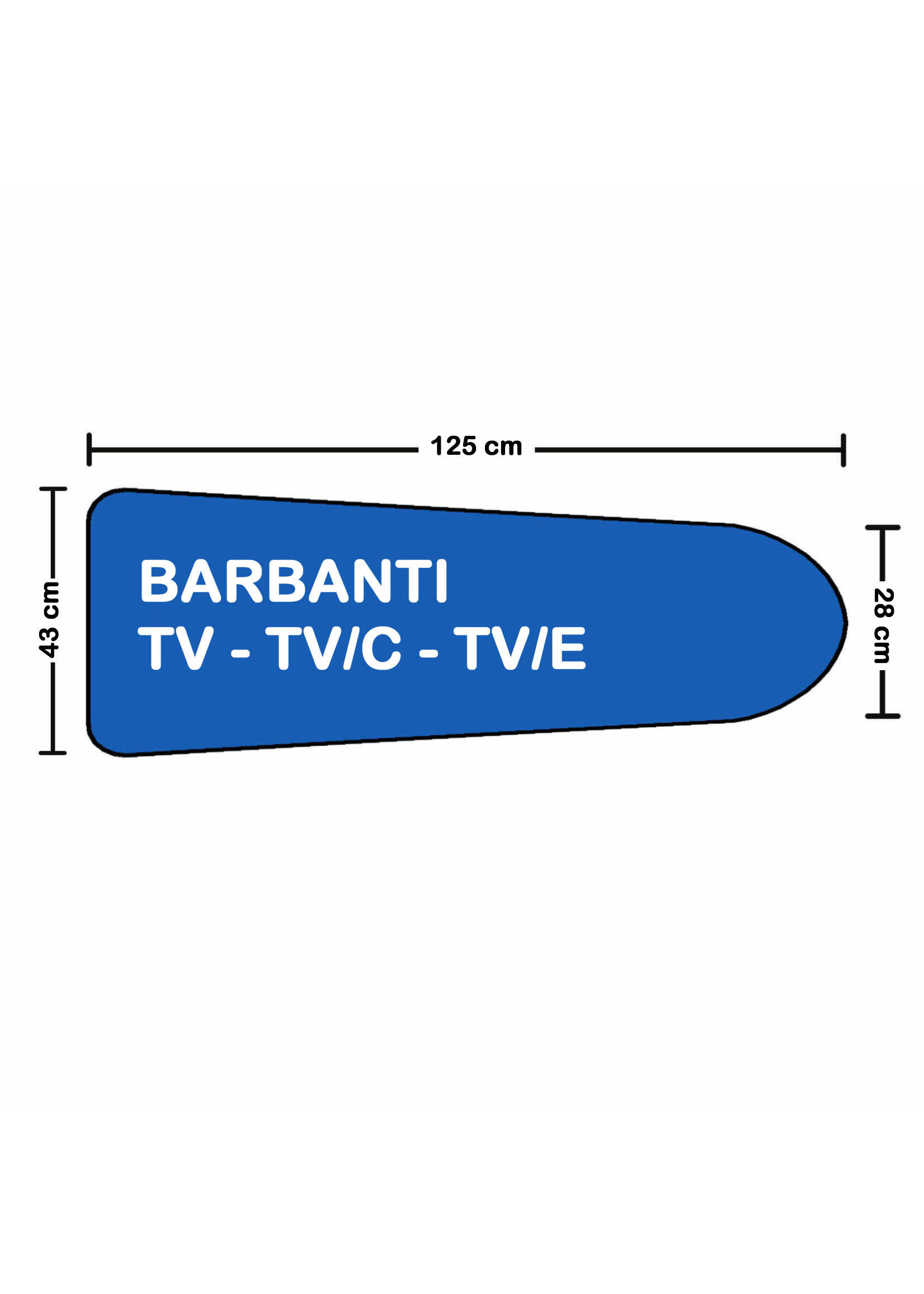 SOLANA Bekleding voor BARBANTI TV - TV/C - TV/E