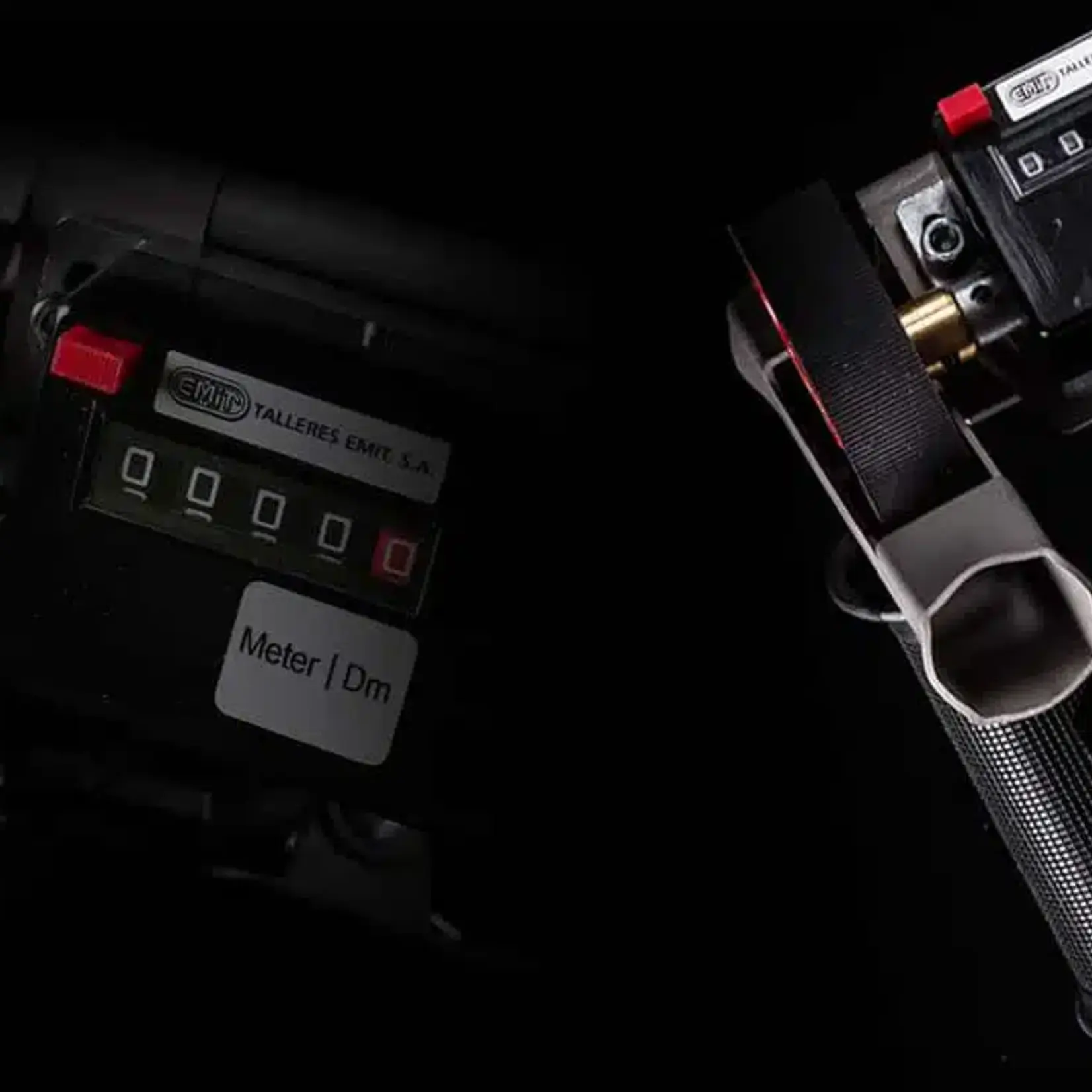 Handmatige meterteller voor het nauwkeurig meten van touwen en kabels van 3 tot 20 mm