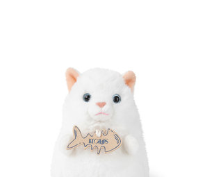 B.T. Chaps Knuffel Bowie the White Persian 12cm B.T. Chaps Knuffel Bowie the White Persian 12cm