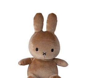 Nijntje Nijntje Zittend Corduroy Sparkle Champagne 23cm Nijntje Nijntje Zittend Corduroy Sparkle Champagne 23cm