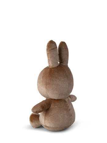 Nijntje Nijntje Zittend Corduroy Sparkle Champagne 23cm