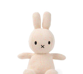 Nijntje Knuffel Sitting Organic Cotton Pink Yellow melange 23 cm Nijntje Knuffel Sitting Organic Cotton Pink Yellow melange 23 cm