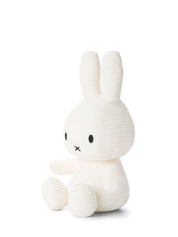 Nijntje Knuffel Sitting Corduroy Offwhite 33 cm