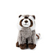 WWF Knuffel Raccoon Black White 23 cm