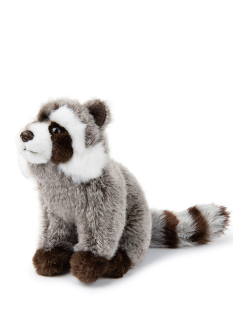 WWF Knuffel Raccoon Black White 23 cm
