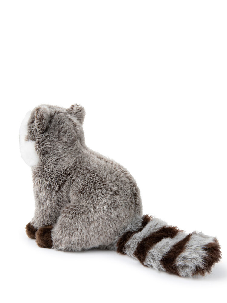 WWF Knuffel Raccoon Black White 23 cm