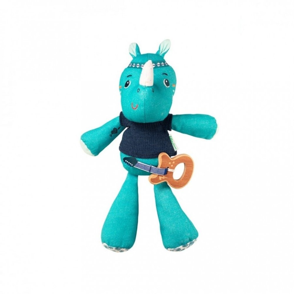 Lilliputiens Muziekknuffel Marius de Neushoorn