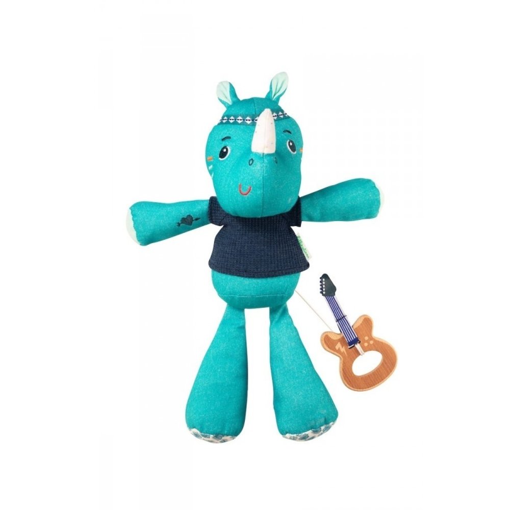 Lilliputiens Muziekknuffel Marius de Neushoorn