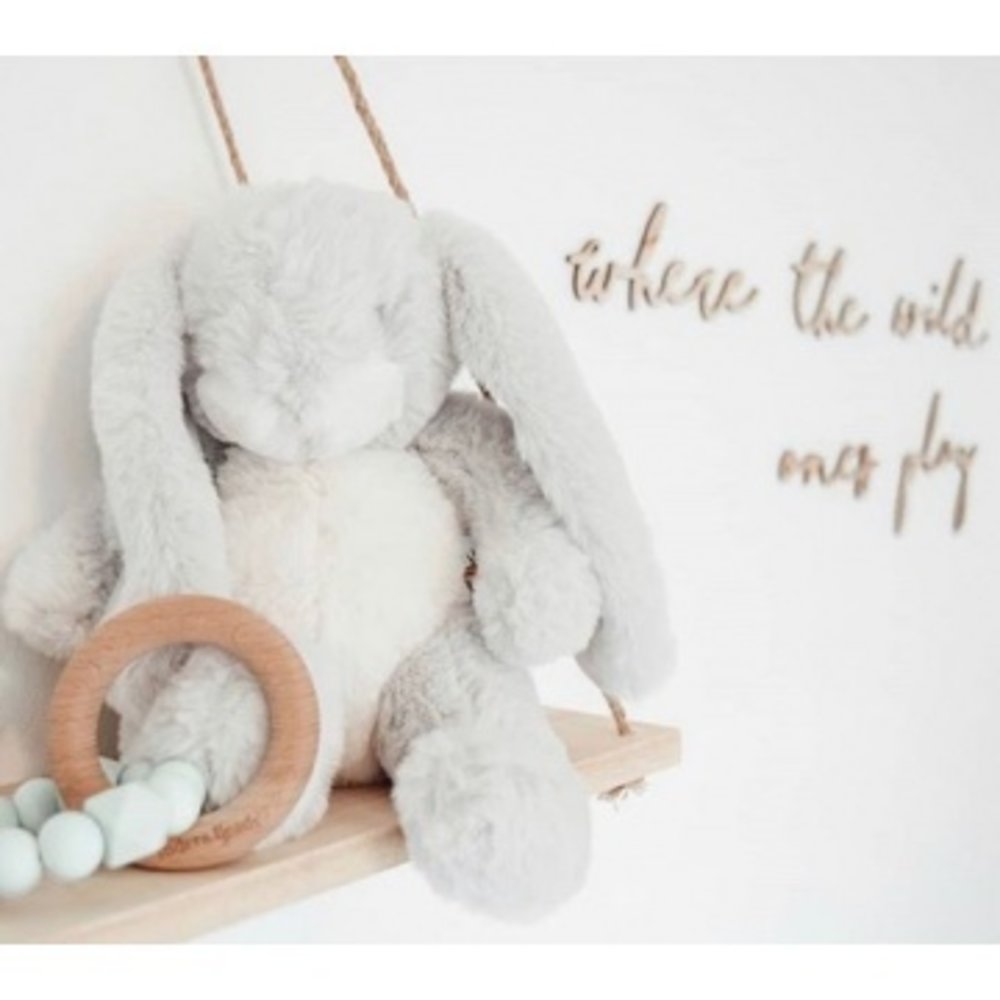 Bunnies by the bay Knuffel Konijn Grijs Medium