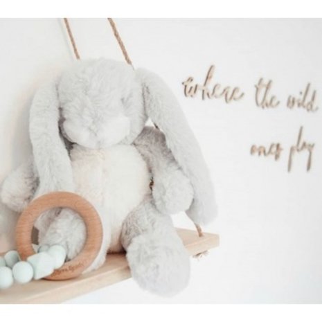 Bunnies by the bay Knuffel Konijn Grijs Medium