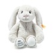 Steiff Knuffel Hoppie Rabbit My First Lichtgrijs 26cm