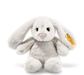 Steiff Knuffel Hoppie Rabbit Lichtgrijs 18cm Steiff Knuffel Hoppie Rabbit Lichtgrijs 18cm